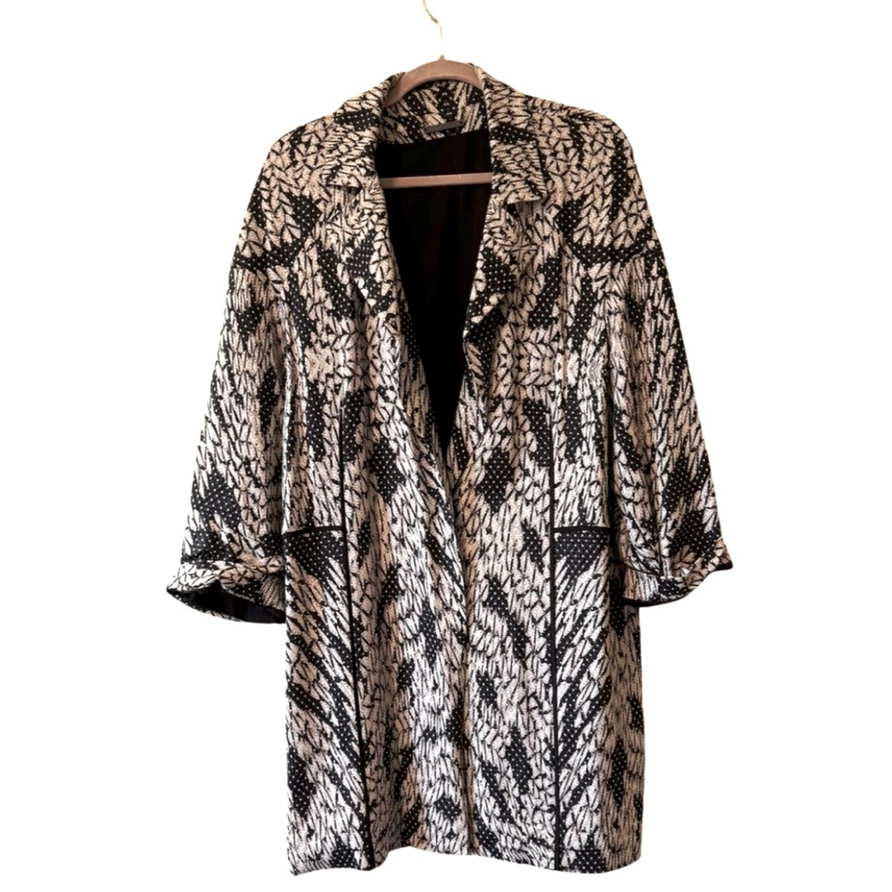 Diane Von Furstenberg printed Overcoat M